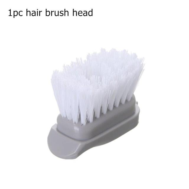 Long Handle Automatic Liquid Washing Cleaning Brush Portable Sponge  Scrubbers Dish Brush Creative Brush (1pc Head And 3pcs Sponges)_happyshop
